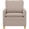 Sofa Šviesiai pilka 76 x 81 x 87,5 cm Audinys