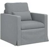 Fotelis Sofa Šviesiai pilka 78 x 78 x 80 cm Metalas