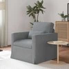 Fotelis Sofa Šviesiai pilka 78 x 78 x 80 cm Metalas