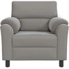 Sofa Šviesiai pilka 94 x 85 x 93 cm Aksomas