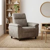Sofa Šviesiai pilka 95 x 90 x 95 cm Dirbtinė suedė oda
