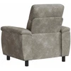 Sofa Šviesiai pilka 95 x 90 x 95 cm Dirbtinė suedė oda
