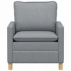 Sofa Šviesiai pilka Audinys