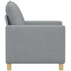 Sofa Šviesiai pilka Audinys