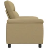 Sofa Šviesiai rudas 95 x 90 x 95 cm Audinys