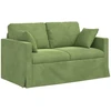 Sofa Šviesiai žalia 138 x 78 x 80 cm Aksomas