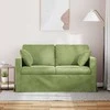 Sofa Šviesiai žalia 138 x 78 x 80 cm Aksomas