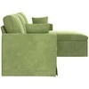 Sofa Šviesiai žalia 228 x 134 x 80 cm Aksomas