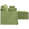Sofa Šviesiai žalia 178 x 134 x 80 cm Aksomas