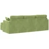 Sofa Šviesiai žalia 228 x 134 x 80 cm Aksomas