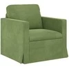 Sofa Šviesiai žalia 78 x 78 x 80 cm Aksomas
