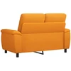 Sofa Tamsiai geltona 158 x 90 x 95 cm Audinys