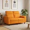 Sofa Tamsiai geltona 158 x 90 x 95 cm Audinys