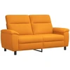 Sofa Tamsiai geltona 178 x 90 x 95 cm Audinys