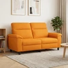 Sofa Tamsiai geltona 178 x 90 x 95 cm Audinys