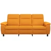 Sofa Tamsiai geltona 214 x 90 x 95 cm Audinys