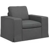 Fotelis Sofa Tamsiai pilka 102 x 80 x 82 cm Metalas