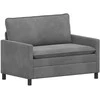 Sofa Tamsiai pilka 126 x 81 x 87,5 cm Aksomas