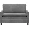 Sofa Tamsiai pilka 126 x 81 x 87,5 cm Aksomas