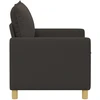 Sofa Tamsiai pilka 126 x 81 x 87,5 cm Audinys