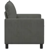Sofa Tamsiai pilka 126 x 81 x 87,5 cm Audinys