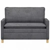 Sofa Tamsiai pilka 126 x 81 x 87,5 cm Poliesteris