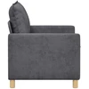 Sofa Tamsiai pilka 126 x 81 x 87,5 cm Poliesteris
