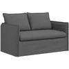 Sofa Tamsiai pilka 195 x 82 x 85 cm Metalas