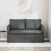 Sofa Tamsiai pilka 195 x 82 x 85 cm Metalas