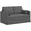 Sofa Tamsiai pilka 138 x 78 x 80 cm Metalas