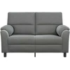 Sofa Tamsiai pilka 154 x 85 x 93 cm Aksomas