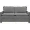 Sofa Tamsiai pilka 156 x 81 x 87,5 cm Aksomas