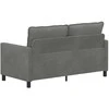 Sofa Tamsiai pilka 156 x 81 x 87,5 cm Aksomas