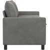 Sofa Tamsiai pilka 156 x 81 x 87,5 cm Aksomas