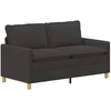 Sofa Tamsiai pilka 156 x 81 x 87,5 cm Audinys