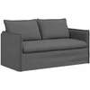 Sofa Tamsiai pilka 195 x 82 x 85 cm Metalas