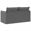 Sofa Tamsiai pilka 195 x 82 x 85 cm Metalas