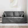 Sofa Tamsiai pilka 158 x 78 x 80 cm Aksomas