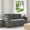 Sofa Tamsiai pilka 158 x 78 x 80 cm Aksomas