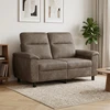 Sofa Tamsiai pilka 158 x 90 x 95 cm Dirbtinė suedė oda
