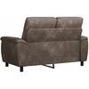 Sofa Tamsiai pilka 158 x 90 x 95 cm Dirbtinė suedė oda