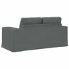 Sofa Tamsiai pilka 162 x 80 x 82 cm Metalas