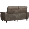 Sofa Tamsiai pilka 178 x 90 x 95 cm Dirbtinė suedė oda