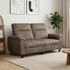 Sofa Tamsiai pilka 178 x 90 x 95 cm Dirbtinė suedė oda