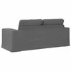 Sofa Tamsiai pilka 182 x 80 x 82 cm Metalas