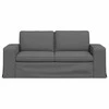 Sofa Tamsiai pilka 182 x 80 x 82 cm Metalas