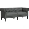 Sofa Tamsiai pilka 182,5 x 74,5 x 74,5 cm Poliesteris