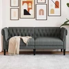 Sofa Tamsiai pilka 182,5 x 74,5 x 74,5 cm Poliesteris