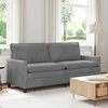 Sofa Tamsiai pilka 196 x 81 x 87,5 cm Aksomas
