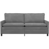 Sofa Tamsiai pilka 196 x 81 x 87,5 cm Aksomas